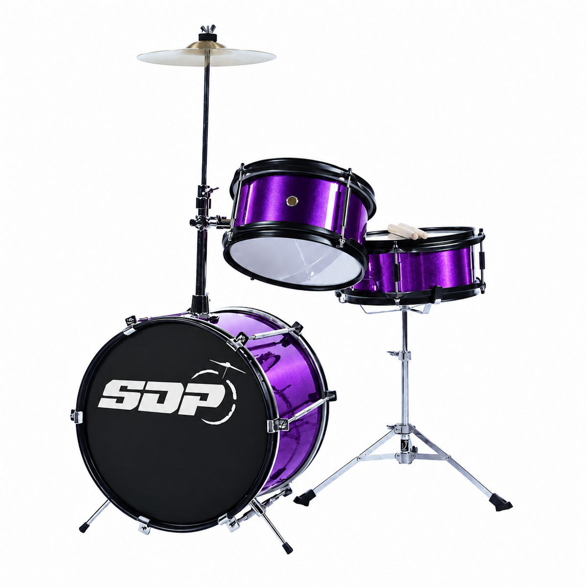Sonic Drive 3-Piece Junior Drum Kit (Purple)