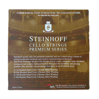 Steinhoff Cello Strings Premium Series (4/4 Size)