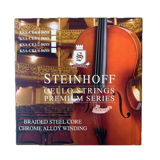 Steinhoff Cello Strings Premium Series (4/4 Size)