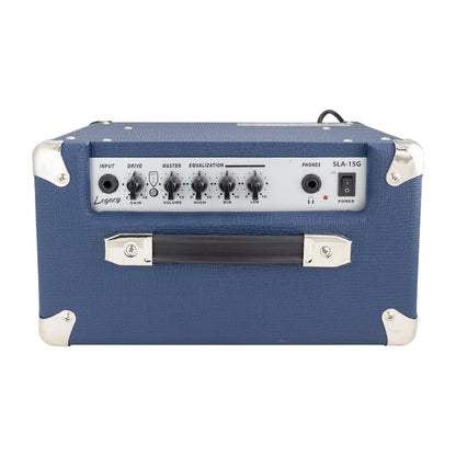 Strauss 'Legacy' 15 Watt Solid State Guitar Practice Amplifier (Blue)