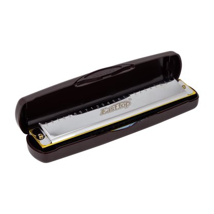East Top 24 Hole Accent Tremolo Harmonica C