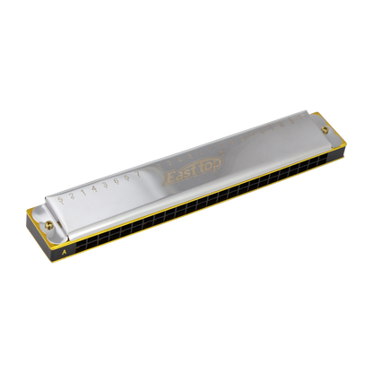 East Top 24 Hole Accent Tremolo Harmonica G