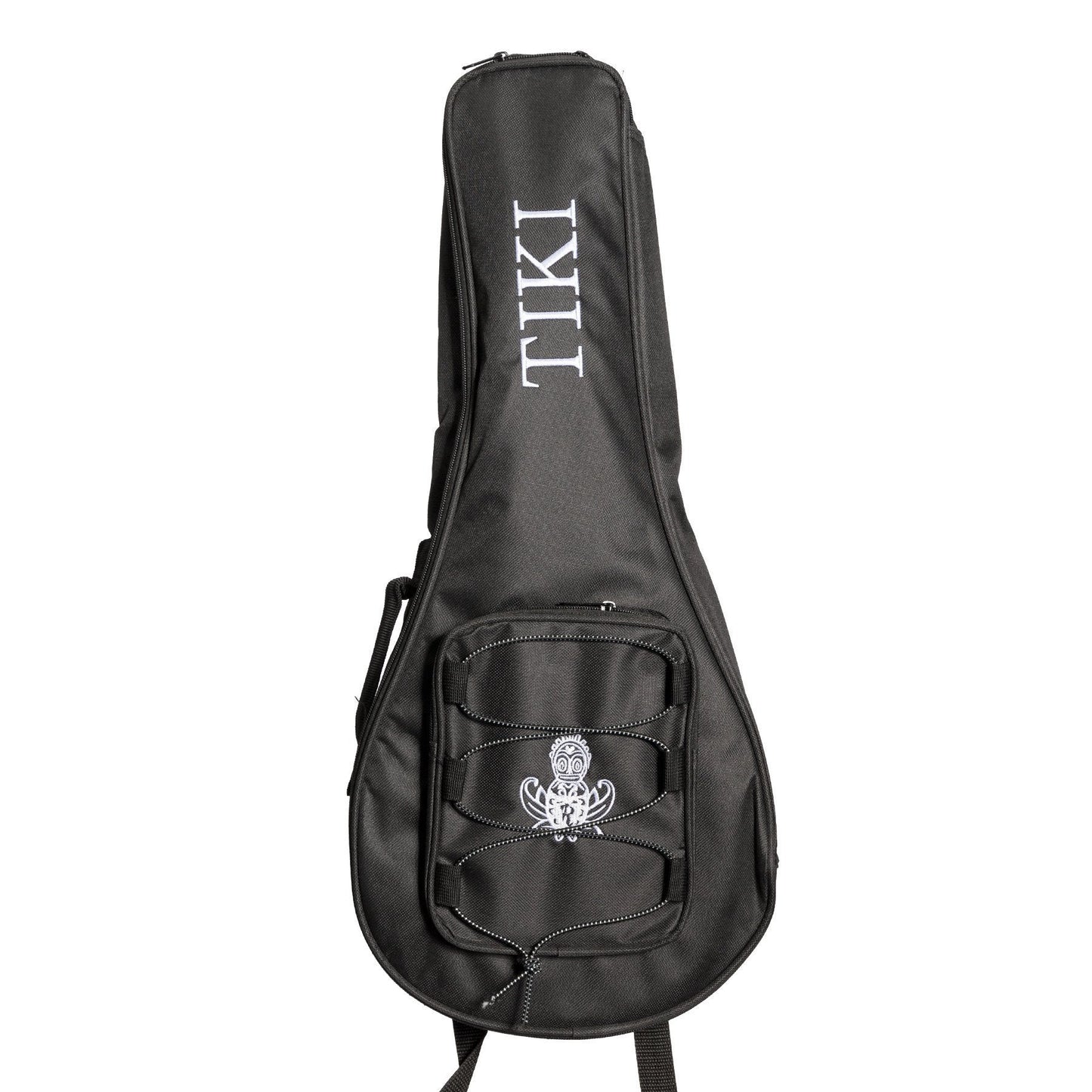 Tiki 'Tiki Man' Ukulele with Pickup and Soft Case (Natural Satin)