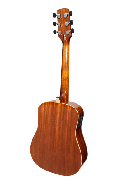 Timberidge '1 Series' Spruce Solid Top Acoustic-Electric Traveller Mini Guitar (Natural Satin)