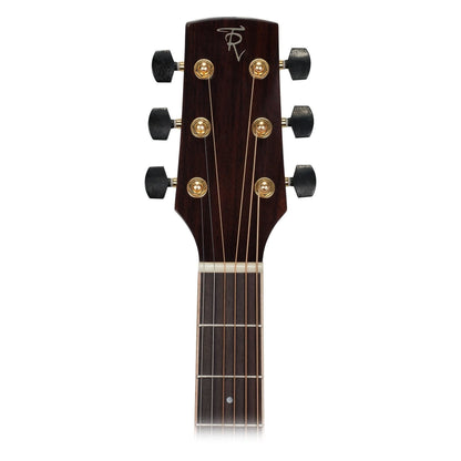 Timberidge '3 Series' Left Handed Spruce Solid Top Acoustic-Electric Small Body Cutaway Guitar (Natural Gloss)