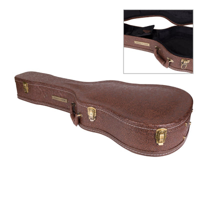 Timberidge Mahogany Solid Top Acoustic-Electric Dreadnought Cutaway Guitar (Natural Gloss)