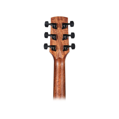 Timberidge Mahogany Solid Top Acoustic Dreadnought Cutaway Guitar (Natural Gloss)
