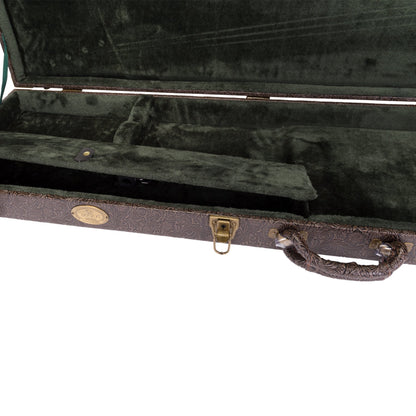 Tokai Deluxe Rectangular P-Bass and J-Bass Style Bass Hard Case (Paisley Dark Brown)
