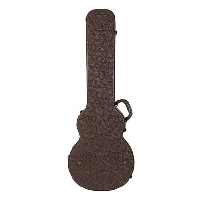 Tokai Deluxe Shaped LP-Style Electric Guitar Hard Case (Paisley Dark Brown)