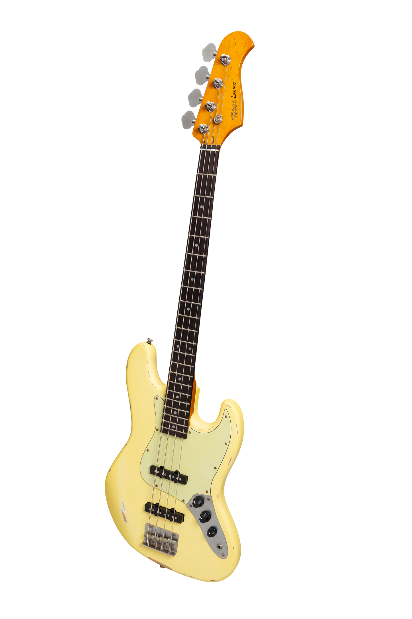 Tokai 'Legacy Series' JB-Style 'Relic' Electric Bass (Cream)