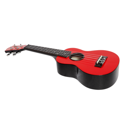 Sanchez ABS Soprano Ukulele with Gigbag (Red)
