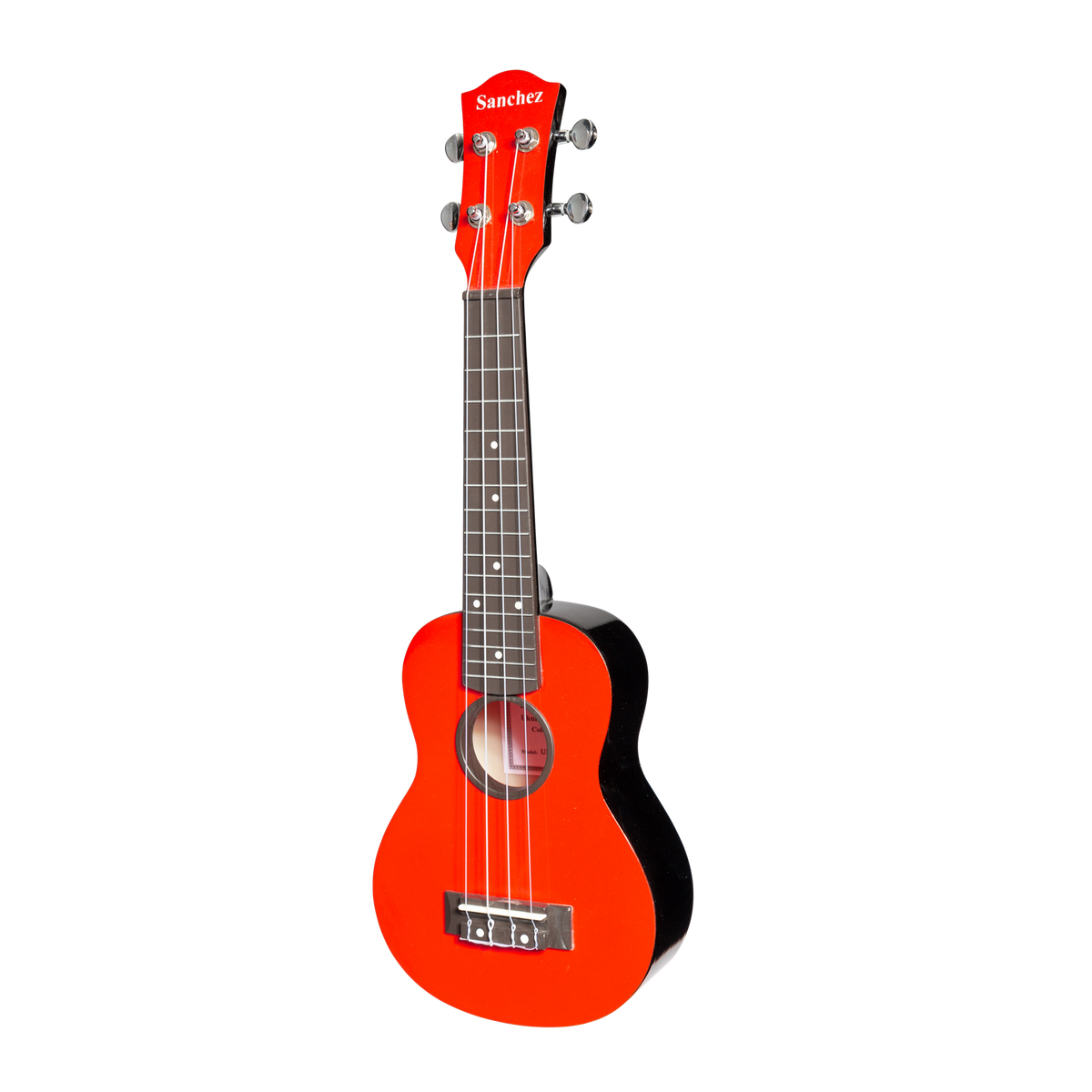 Sanchez ABS Soprano Ukulele with Gigbag (Red)