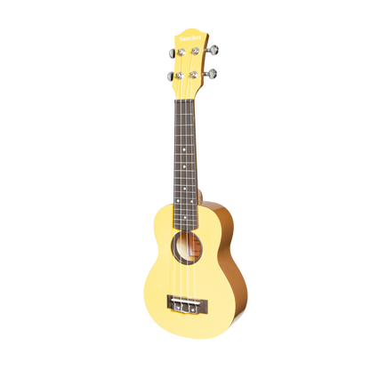 Sanchez ABS Soprano Ukulele with Gigbag (Yellow)