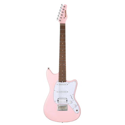 MOOER MLT10 OFFSET LIGHT ELECTRIC GUITAR (CANDY PINK)