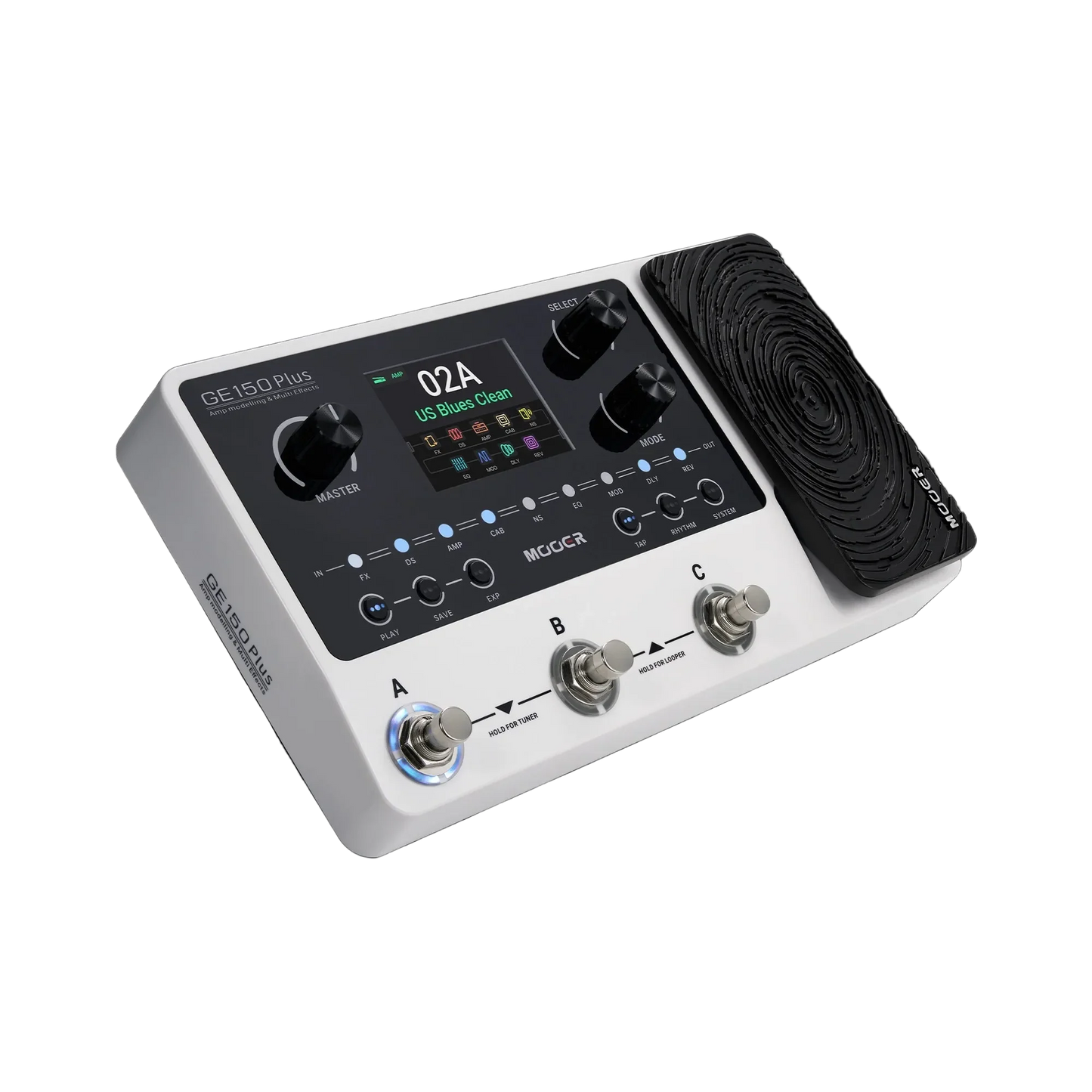 Mooer GE-150 Plus Guitar Multi-Effects Processor (White)