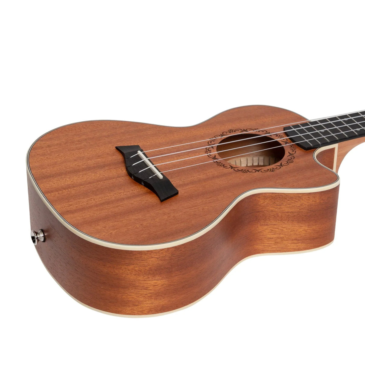 Mojo 'Traditional Series' All Mahogany Cutaway Tenor Ukulele with Gig Bag (Natural Satin)